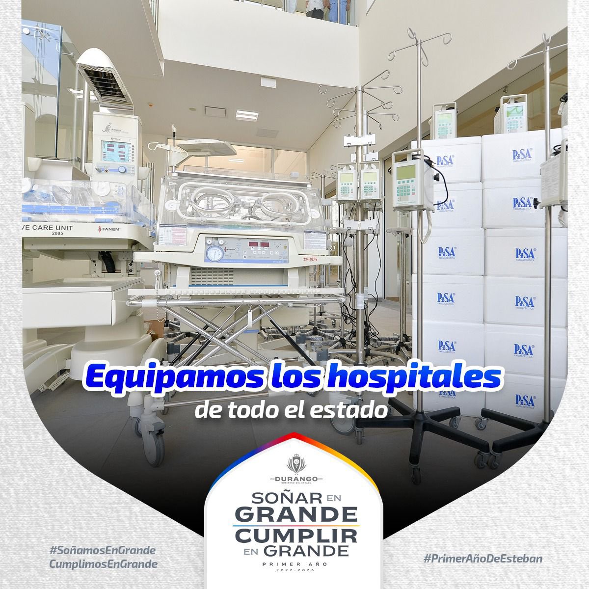 HMIDurango's tweet photo. Contar con un sistema de salud integral y de calidad para nuestros niños es una realidad. 
Conoce este y todos los avances en materia de salud en el
#PrimerAñoDeEsteban en punto de las 17:30hrs 👉🏻 https://t.co/WDbpmC5I3O
Porque en Durango #SoñamosEnGrandeCumplimosEnGrande https://t.co/dMf36ZbvHx