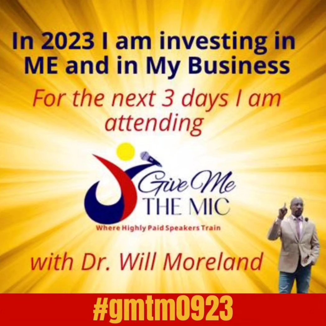 Day 2 in the books and it didn't disappoint! Dr. Kristal Walker brought the heat today 🔥 🙌🏾!

Nugget drop: Do you focus on the Lions, Tigers, and Bears? Or do you waste time focusing on the Gnats?

#gmtm0923 #givemethemic0923