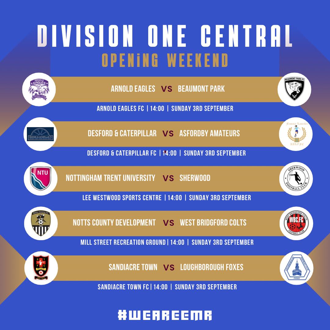 emwrfl's tweet photo. New season begins tomorrow. Fixtures below, and regularly updated via https://t.co/TXVnBSFFNb  #WEAREEMR  
@juesam63 @CraigJacob21 @petermannwriter 
(Desford vs. Asfordby, postponed) https://t.co/Io2KtmdOpQ