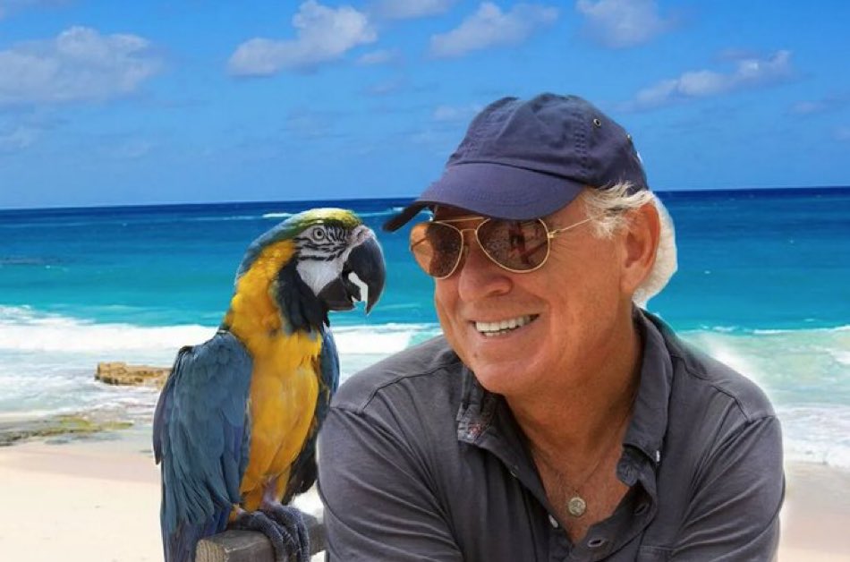 Through 76 years of perpetual motion If he likes you he'll smile then he'll say Jimmy, some of it's magic, some of it's tragic But I had a good life all the way #JimmyBuffett