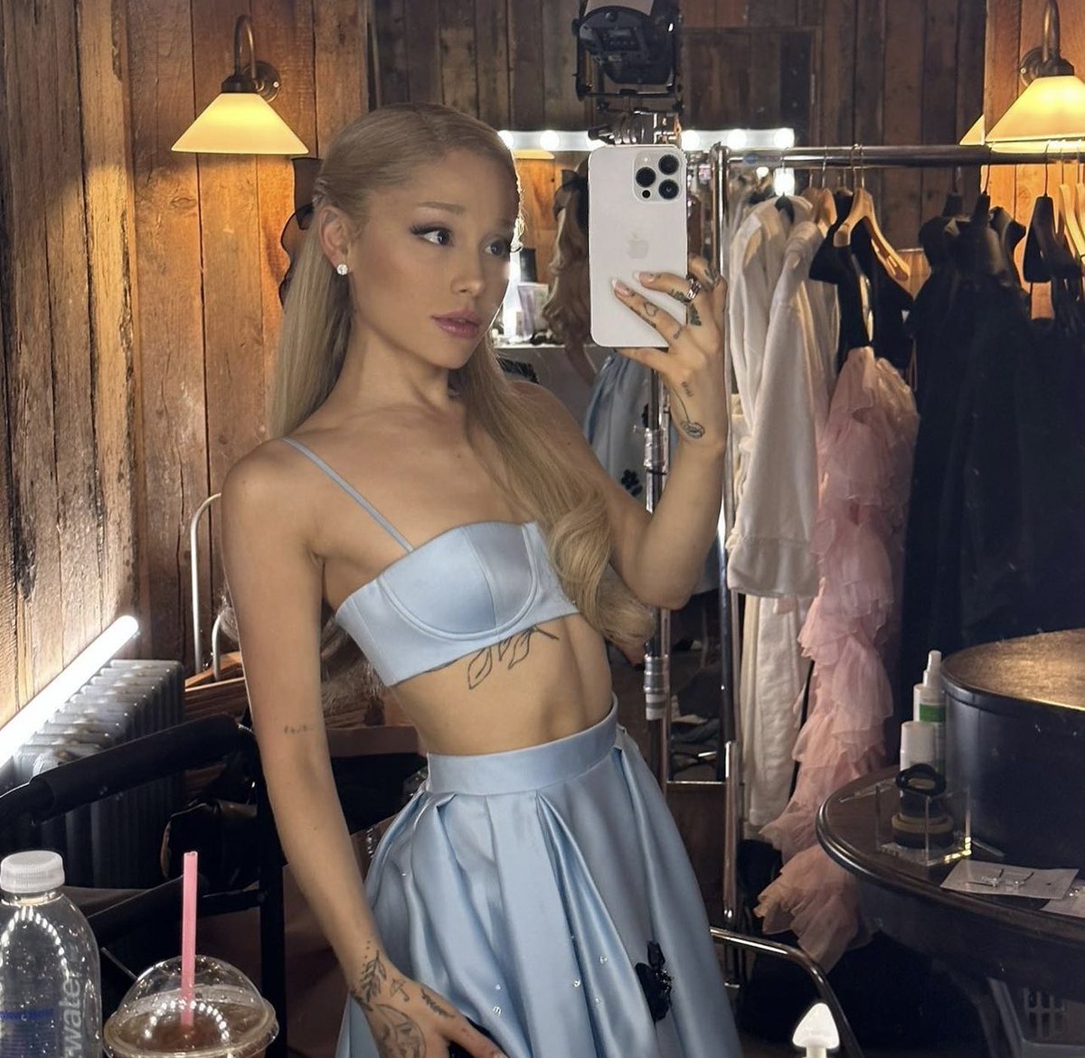 ntltcblue's tweet photo. swipe to see ariana’s photo dump from today! 🪩🩶 https://t.co/1RlmhC0CaJ