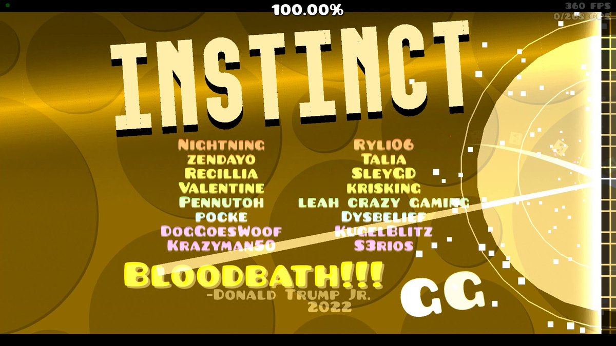 Surprise! I verified the unofficial fan version of Instinct. It should be out now (94043690). Go try it out! I'll link the video below once it's done uploading :)