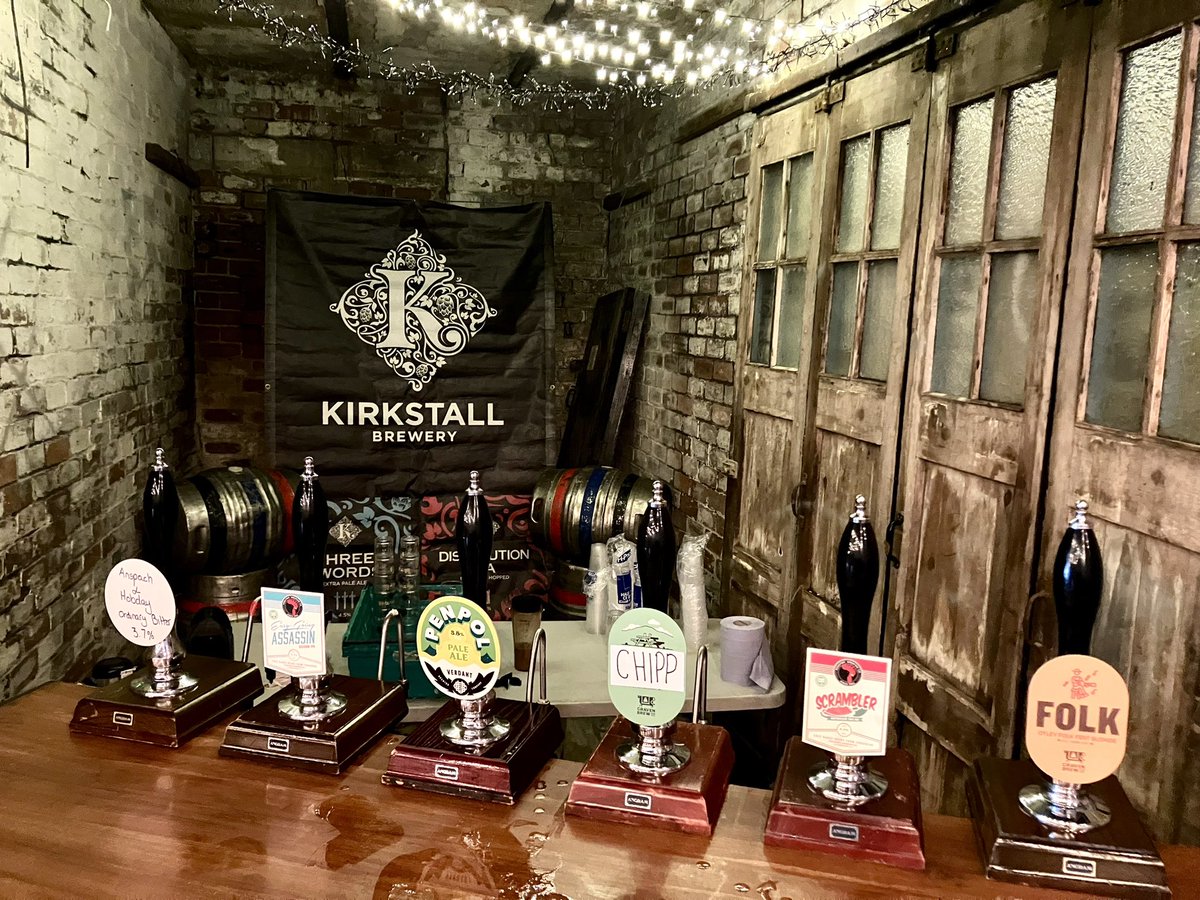 OtleyPubClub's tweet photo. Great atmosphere at the @kirkstallbrew #BlackHorse @apubinotley #beerfestival!
Wonderful to see this magnificent Victorian #coachinginn so full of life, music & great #beer! 🎵🎶🍺
On tomorrow too! #pubs #famouspubtown #Otley https://t.co/3N9MRX7ENb