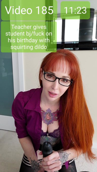 New free Subscriber video for September on my Fansly! 🎉 Subscribe at any tier to watch! Naughty teacher