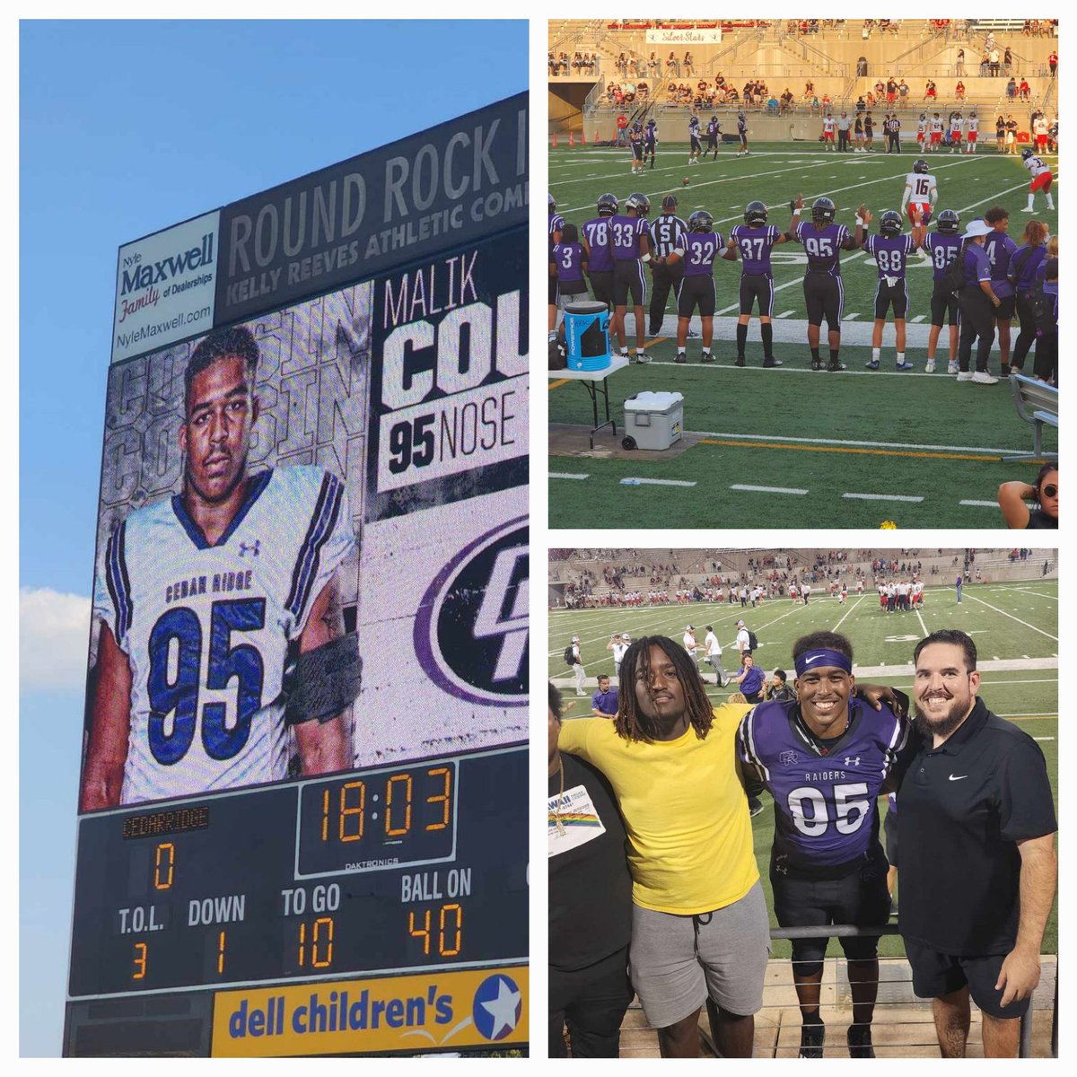 #WeareCR We got our 1st W of the season against Bowie last night 24-17 😈  I caused havoc in the back field with 1 strip sack, 2 sacks, and 5 tackles 💪🏾check out my highlights: hudl.com/profile/151009… <a href="/RRCRFootball/">Cedar Ridge Football</a> <a href="/coachboswell88/">Coach Boswell🏈</a> <a href="/DFO_AJ/">Andrew Foster Jr.</a> <a href="/GRIT_FIT_/">Luke Hurtado 🦍🧠</a> <a href="/sbr1312/">Sam Robinson</a> <a href="/var_austin/">VAR</a>