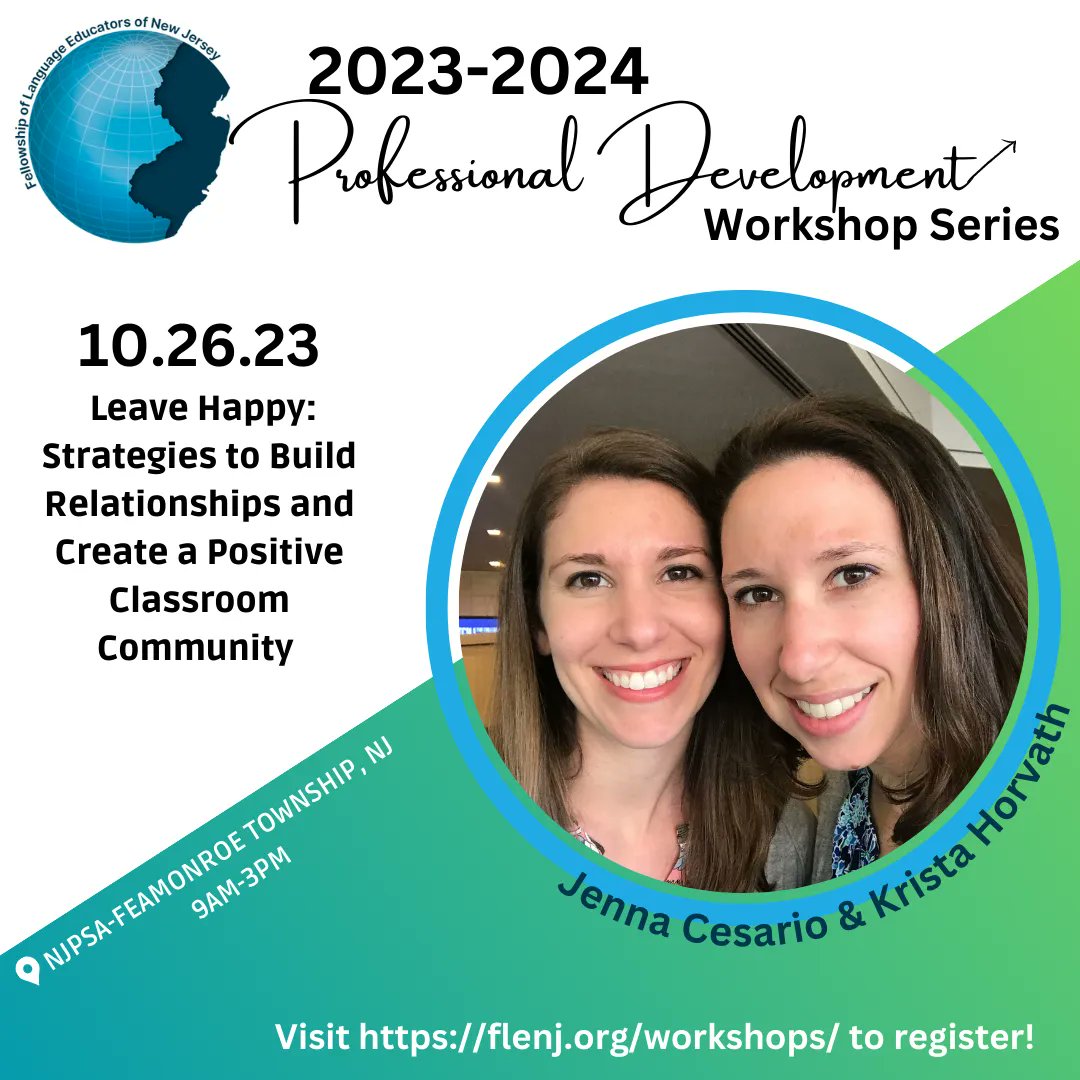 Getting ready for the school year? Don't forget to plan your PD! Registration is open for our first workshop of our 23-24 Professional Development Workshop Series!👀👇👉 buff.ly/3LmI8f0 Secure your spot today!