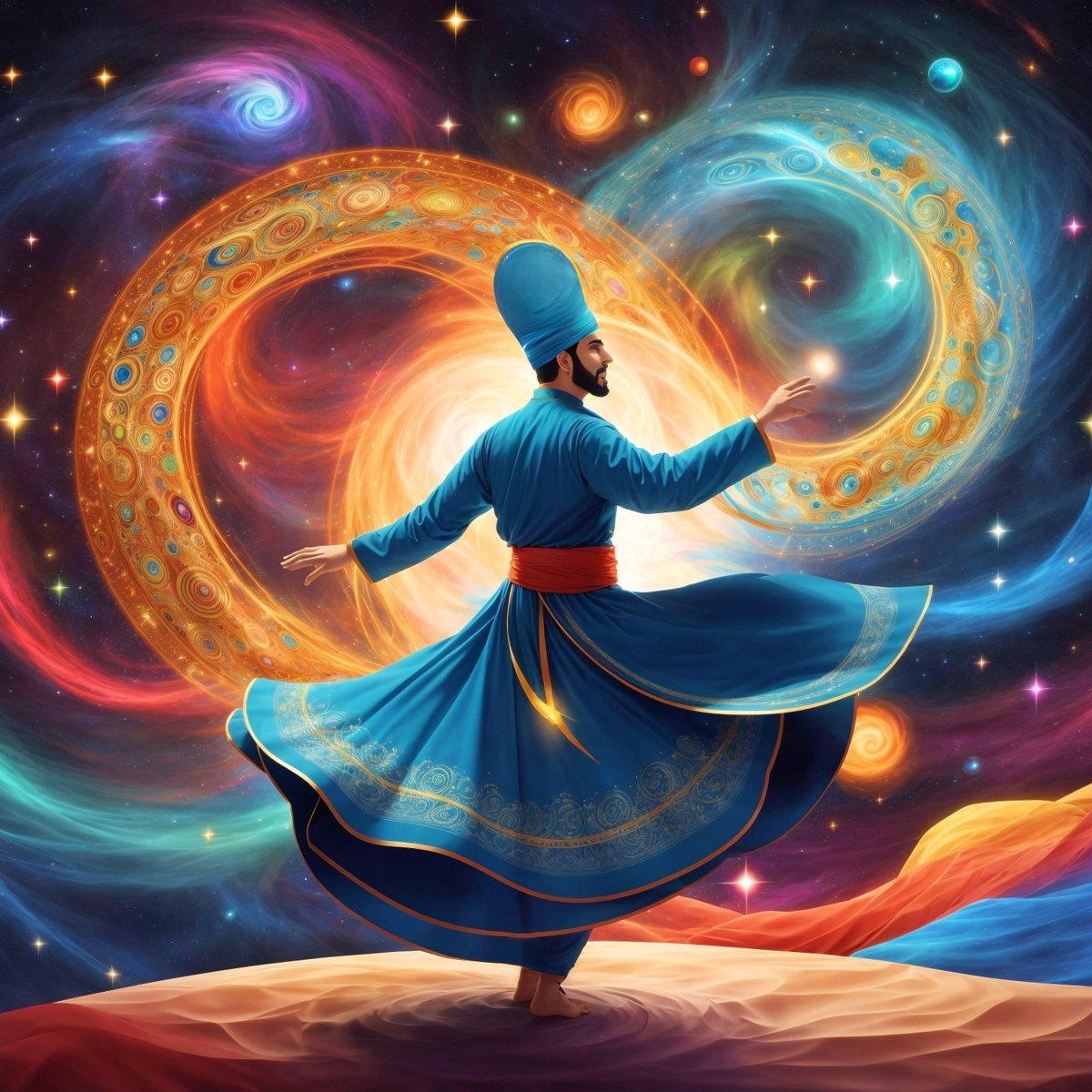 Goper777451's tweet photo. ✅ New #NFT drop on #tezos ✅

🔰 Sama Dance  🔰
🟪 From galaxies to atoms, everything is in a state of rotation within the  cosmos. Thus, when we engage in the Sama or Whirling Sufi dance, we  become part of this cosmic rhythm, completing the chain and  synchronizing perfectly with the essence of existence. In philosophical  and spiritual traditions, the circle symbolizes unity, eternity, and  completeness. The act of rotation or whirling can symbolize spiritual  awakening, the cyclical nature of existence, and the pursuit of inner  harmony.

🟣 2 ꜩ
🟣 7 edition

https://t.co/BpbuIAkv9v

#objktcom #nftart #nftphoto #NFTs #NFTcollector #NFTcommunity #NFTartists #TezosNFT #tezosart #cleannft #cryptoart #artshare #opentez  #objktnft #artshare #NFTArtworks #TEZOSTUESDAY #objkt #nftshill #nftshill #digitalartist #Collecting #Masterpiece #AI #AIart #TeamIcelab #EterniaNFTs #blamekato #Xiaoba #NFTXiaoba #s0meone_u_know #dyl #metamusee #NFT_Shill #TheDale #NFTkid #TopNotchArtist #NutsArtshare #geniespree #CryptoRich #artpacks_supernova #Skurpy2 #katocrew #web3women #DDclub #fifi #TEZJUMP #Goper