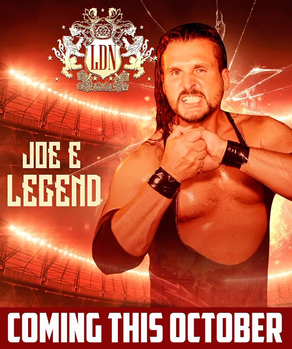 This is great news from @LDNwrestling. I can't wait to catch up with @TheJoeELegend again. A top man. 💪🏻🔥
