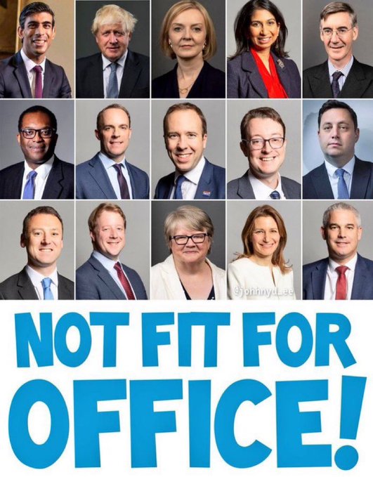 Retweet if you despise these charlatans. Let's see how many of us the Tories speak for. #GeneralElectionN0W #ToriesOut422