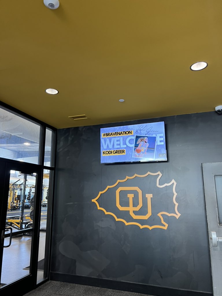 GreerKodi's tweet photo. After a great visit yesterday with @OUBravesWBB I am blessed to receive an offer! Thank you @thehunterb and the rest of the coaching staff/team for an amazing time! https://t.co/EV5GEeqRXn
