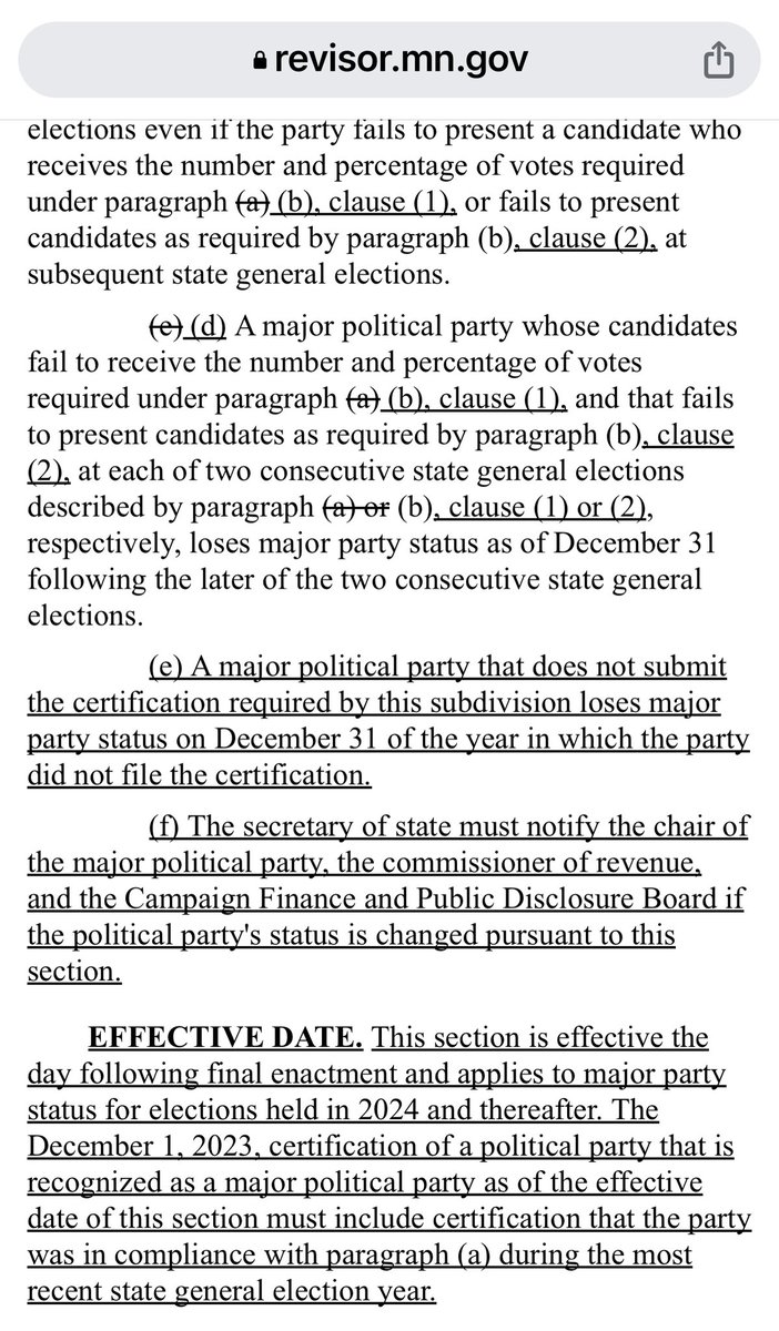 WomenWhoThink's tweet photo. All MN Republicans:
Dems passed 2023 law that allows State to:
REVOKE #MajorPartyStatus
Our #MovePartyToTheMiddle Chair says Dems would NEVER hurt the MNGOP
#NoGOPElectionJudges
#NoGOPPresidentialPrimary
OK…Dems would never do it🤦🏻♀️
#Share
Learn all at https://t.co/5BQZ3fgGcR https://t.co/ckJjaZjoGQ