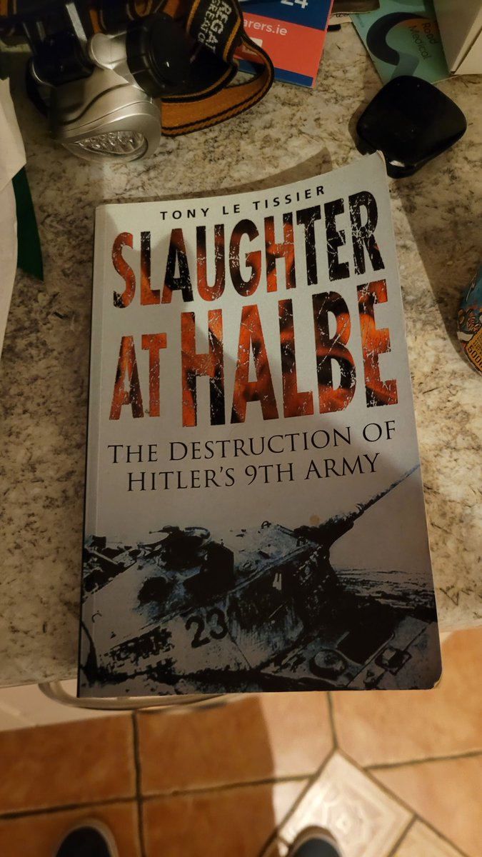 The positioning of a receipt can completely change tone of a book! Not so sure "Laughter at Halbe" would be an accurate description of the destruction of the German 9th Army. <a href="/jamesjhistory/">James Jefferies</a> <a href="/almurray/">Al Murray 🇺🇦</a> <a href="/militaryhistori/">Dr Peter Caddick-Adams #StandwithUkraine</a>