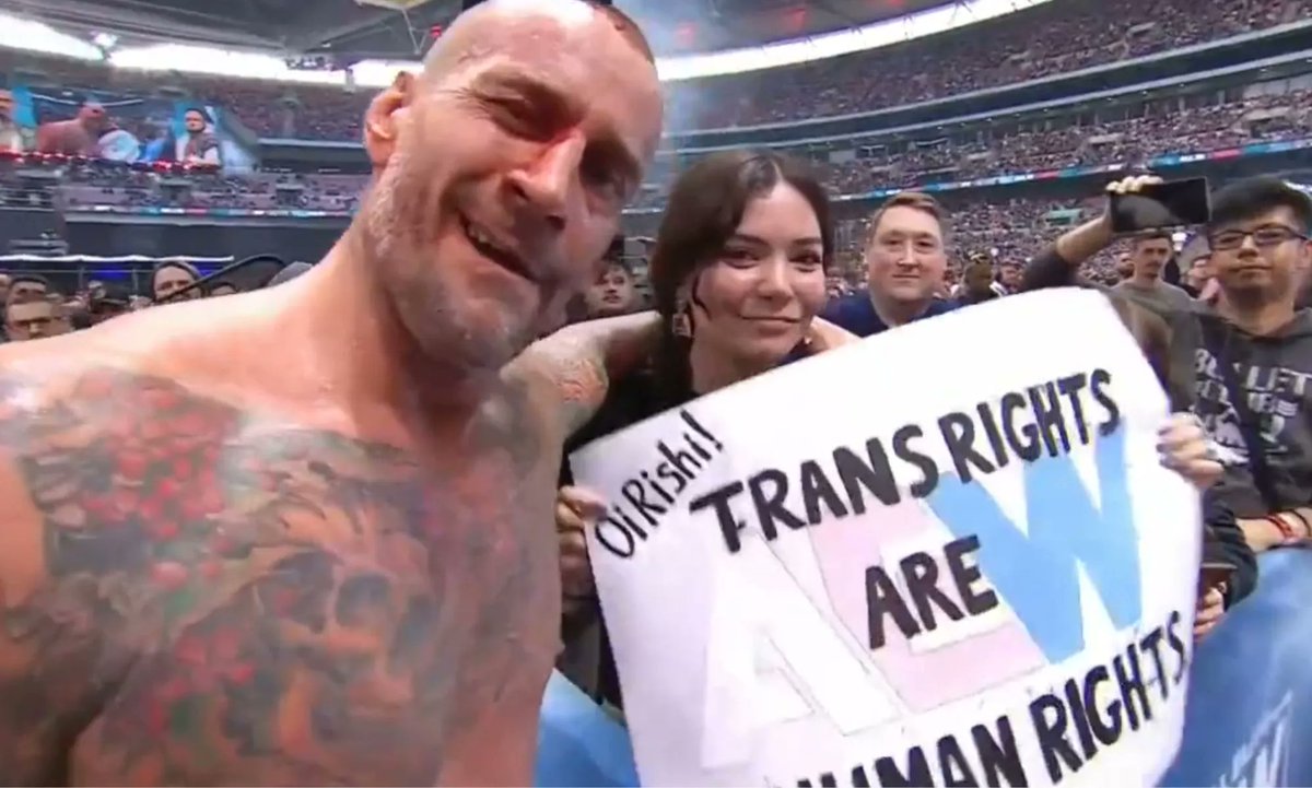 PropaneMan92's tweet photo. I won't pretend like I was the biggest CM Punk fan, but it was great having a wrestler be so authentic and vocal about their support for both abortion rights and trans rights. 

We need all the allies we can get. I'm gonna miss that. https://t.co/KTUlJGS7tK