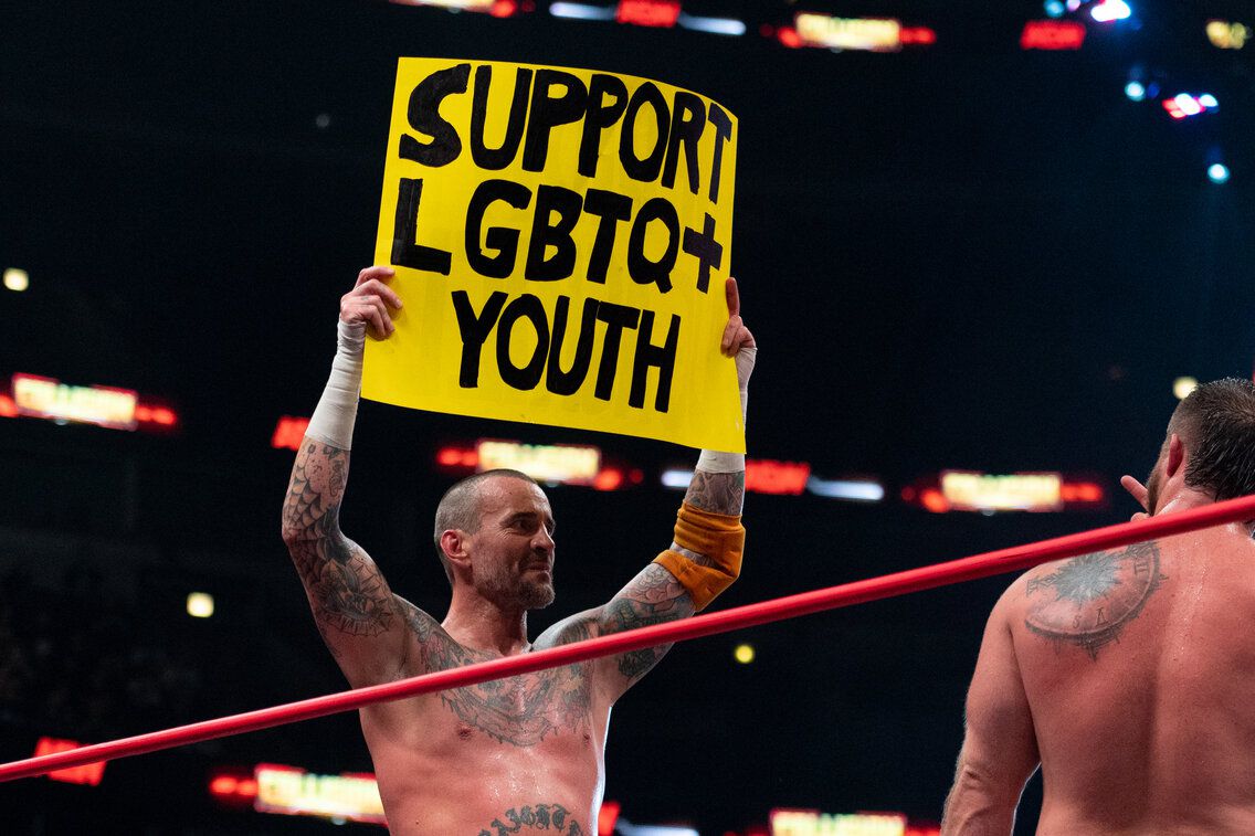 PropaneMan92's tweet photo. I won't pretend like I was the biggest CM Punk fan, but it was great having a wrestler be so authentic and vocal about their support for both abortion rights and trans rights. 

We need all the allies we can get. I'm gonna miss that. https://t.co/KTUlJGS7tK