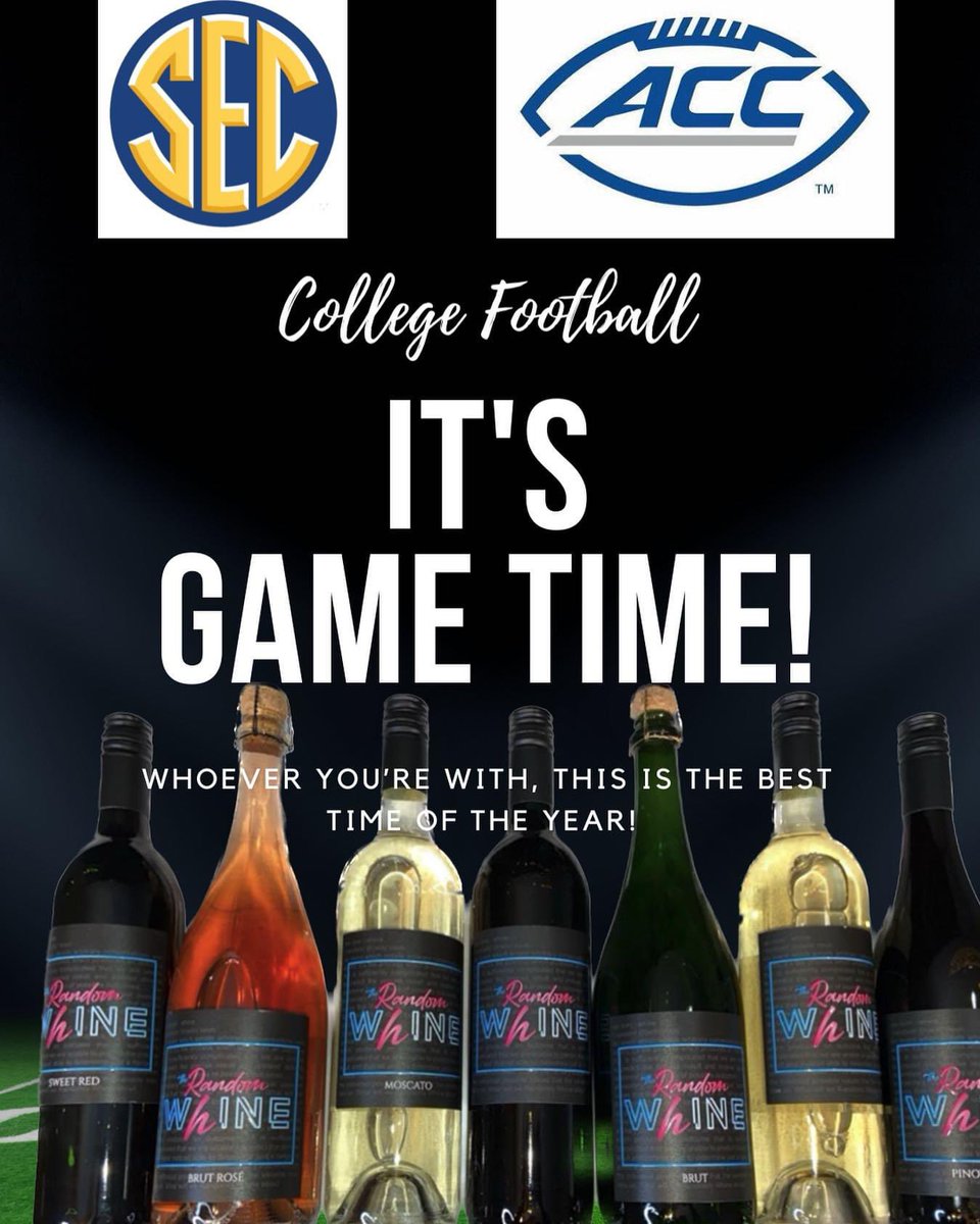 TheRandomWhine's tweet photo. Happy College Football Saturday! 🏈 https://t.co/BrsK9hlwTH 

#collegefootball #saturday #winetime #winegoeswithfootball #wineenthusiast #winestagram #womenownedbusiness #womenownedbiz #therandomwhine #TRW https://t.co/MfQKvcA2c3