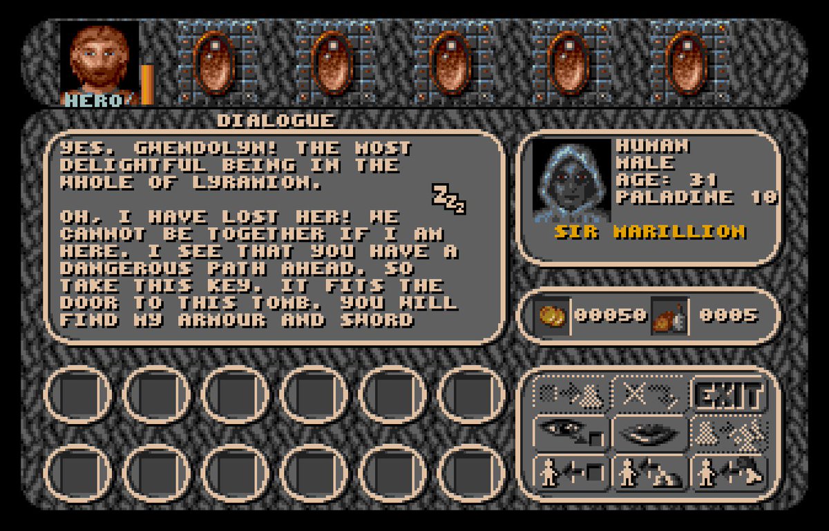TLtwg's tweet photo. RPG games played a big piece of my life, (Valhalla) but later on the #AtariST I was hooked on #Amberstar just in t(at time my grandmother died and I kept on playing the whole day. https://t.co/rUqFqqr81P