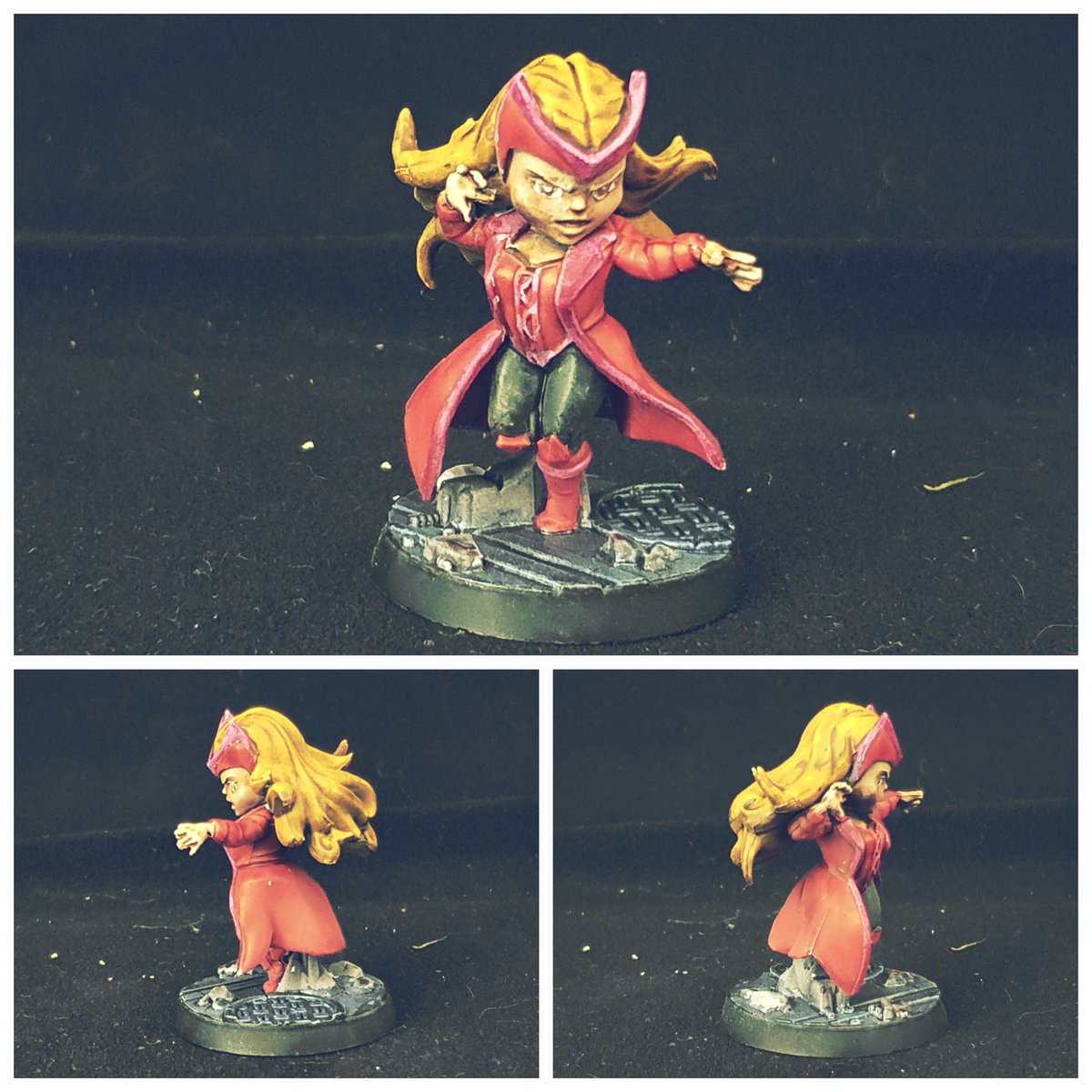 On continue de peindre marvel united pour faire les prochaines scenarios