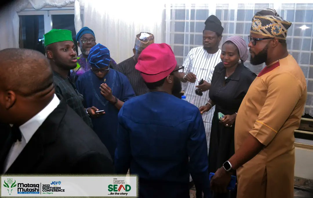 jci_nigeria's tweet photo. Photo reels from the Opening Ceremony of the 2023 JCIN Northern Conference held on 25th August, 2023 at Novel Suite Hotel, Jos, Plateau State.

https://t.co/BqSbaCVMRP

#MatasaMutashi2023
#NorthernConference23
#SEnD2023
#BetheStory
#JCINigeria https://t.co/SuAtxG6RQr