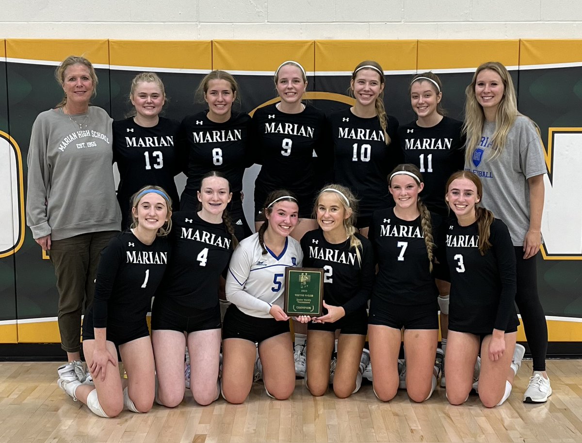 Marian HS Volleyball tweet media