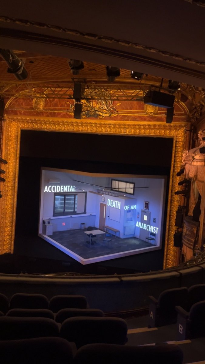 Had the pleasure of seeing <a href="/anarchistplayuk/">Accidental Death of an Anarchist</a> tonight! What an incredibly hilarious, yet thought provoking piece of theatre. Stellar performances from all of the cast. <a href="/danielrigby/">Daniel Rigby</a> was entirely captivating and hilarious as the Maniac. I 100% recommend seeing it if possible.