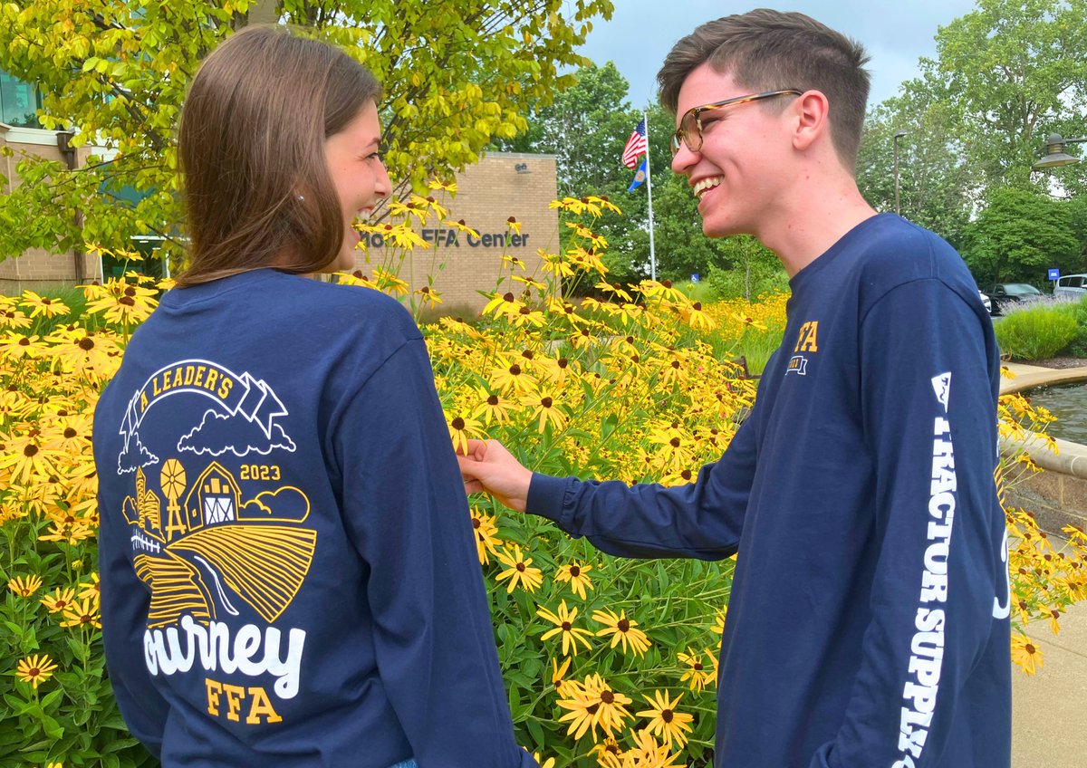 NationalFFA's tweet photo. Get Your Hands on the Awesome @TractorSupply FFA Shirts Today!
Available at Tractor Supply stores, or grab it at this year's Convention.
A purchase supports Give the Gift of Blue, Living to Serve, and Alumni Legacy Grants.
A gift that keeps on giving!

#FFA23 #TractorSupply https://t.co/lso1LsVHIE