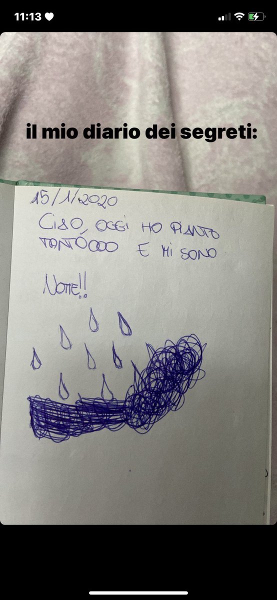 chissà perché piangevo
