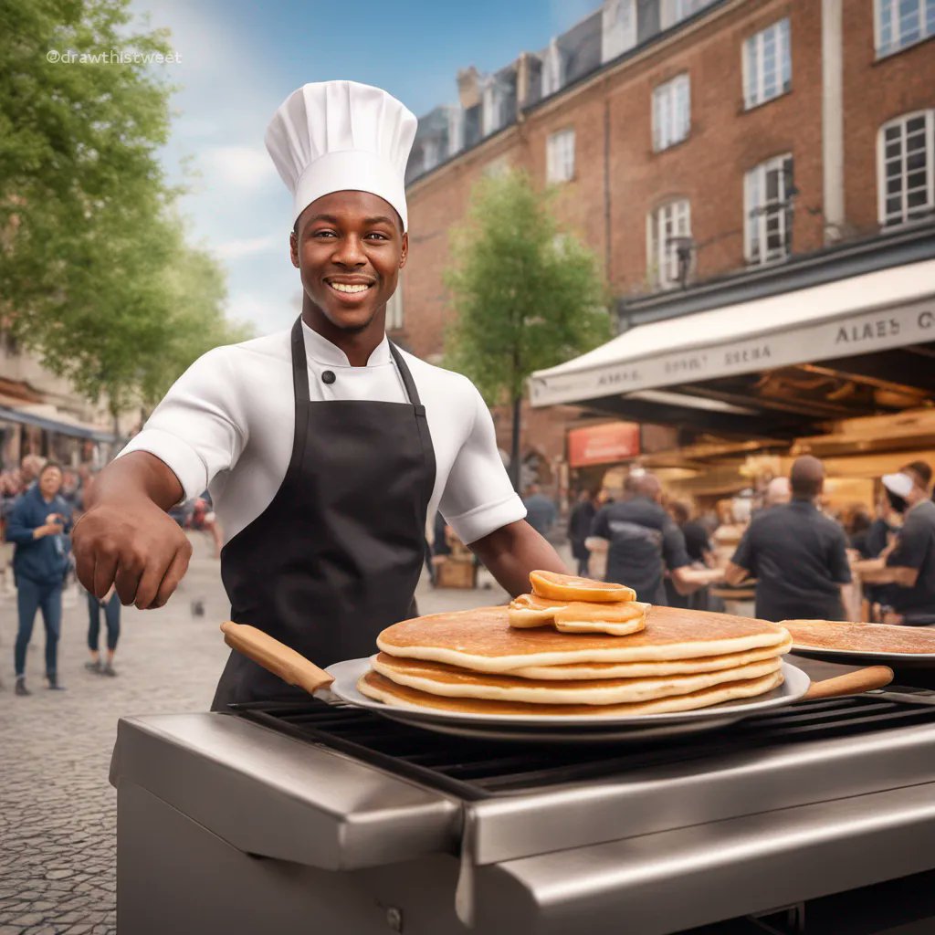 #Trend Netherlands: AJAX STAR LEWIS causes uproar in Leiden. Football phenom Lewis, currently playing for Ajax, unexpectedly shared his culinary skills, hosting an impromptu pancake breakfast in the city centre. The su… drawtt.com/1693690000 👈 Full Story