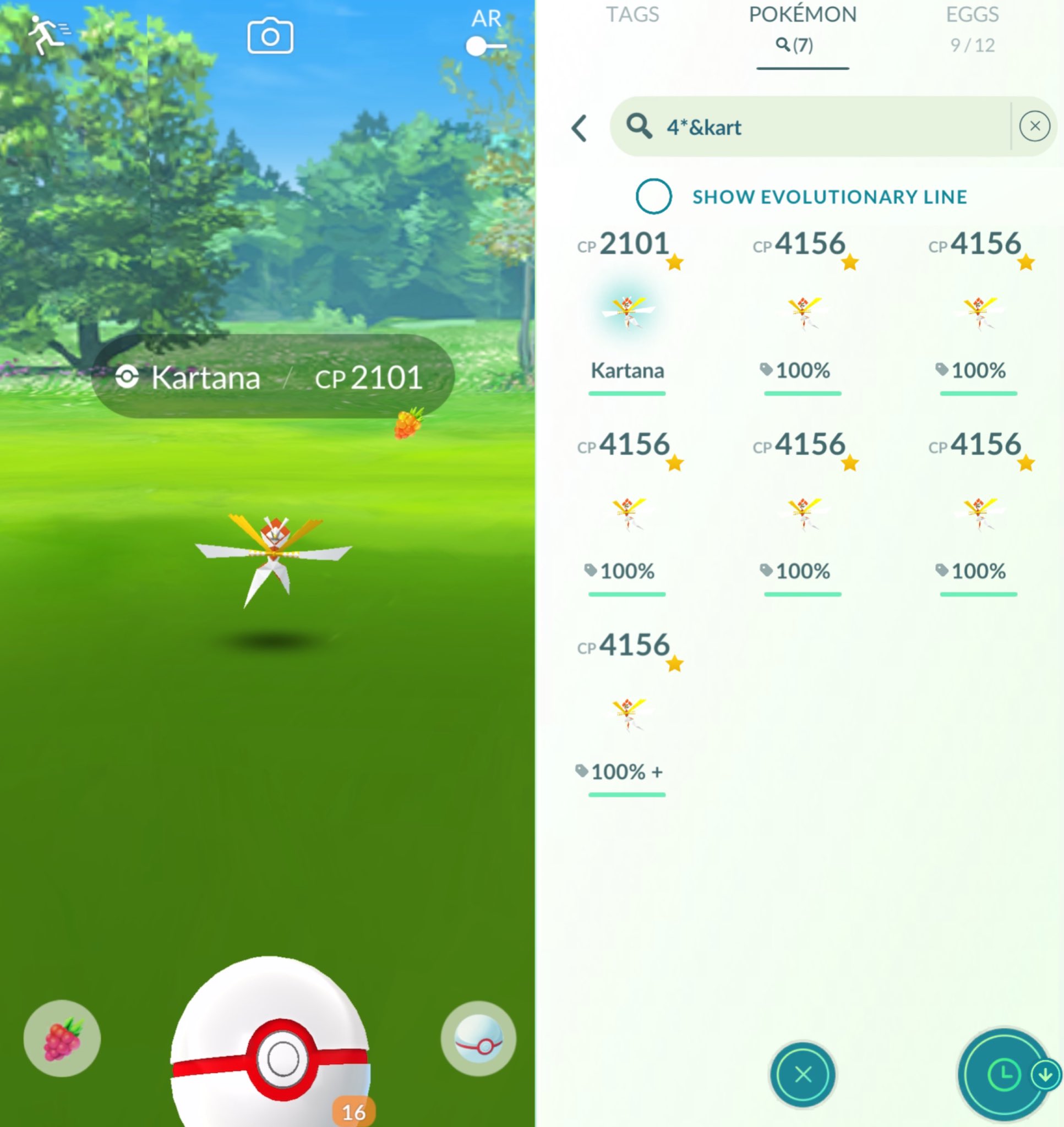 Kartana max CP for all levels - Pokemon Go