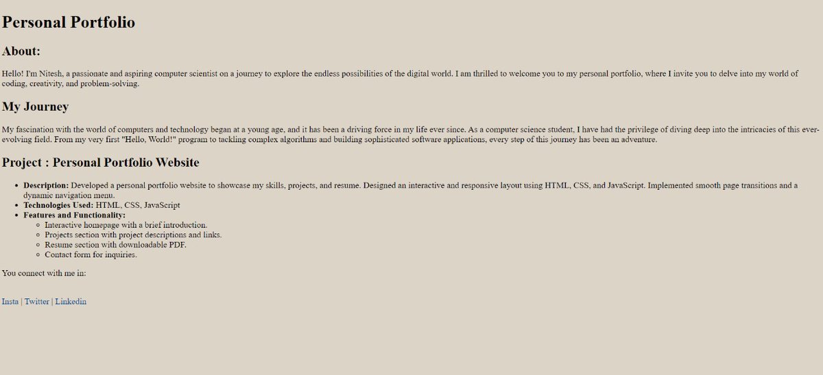 NiteshSengar15's tweet image. Day 6: Structuring for Success! 🌟🏗️ Just finished a web page with semantic tags, realizing how they boost accessibility and SEO. Structured content, here I come! 🤓💼 #WebDevProgress #StructuredSuccess