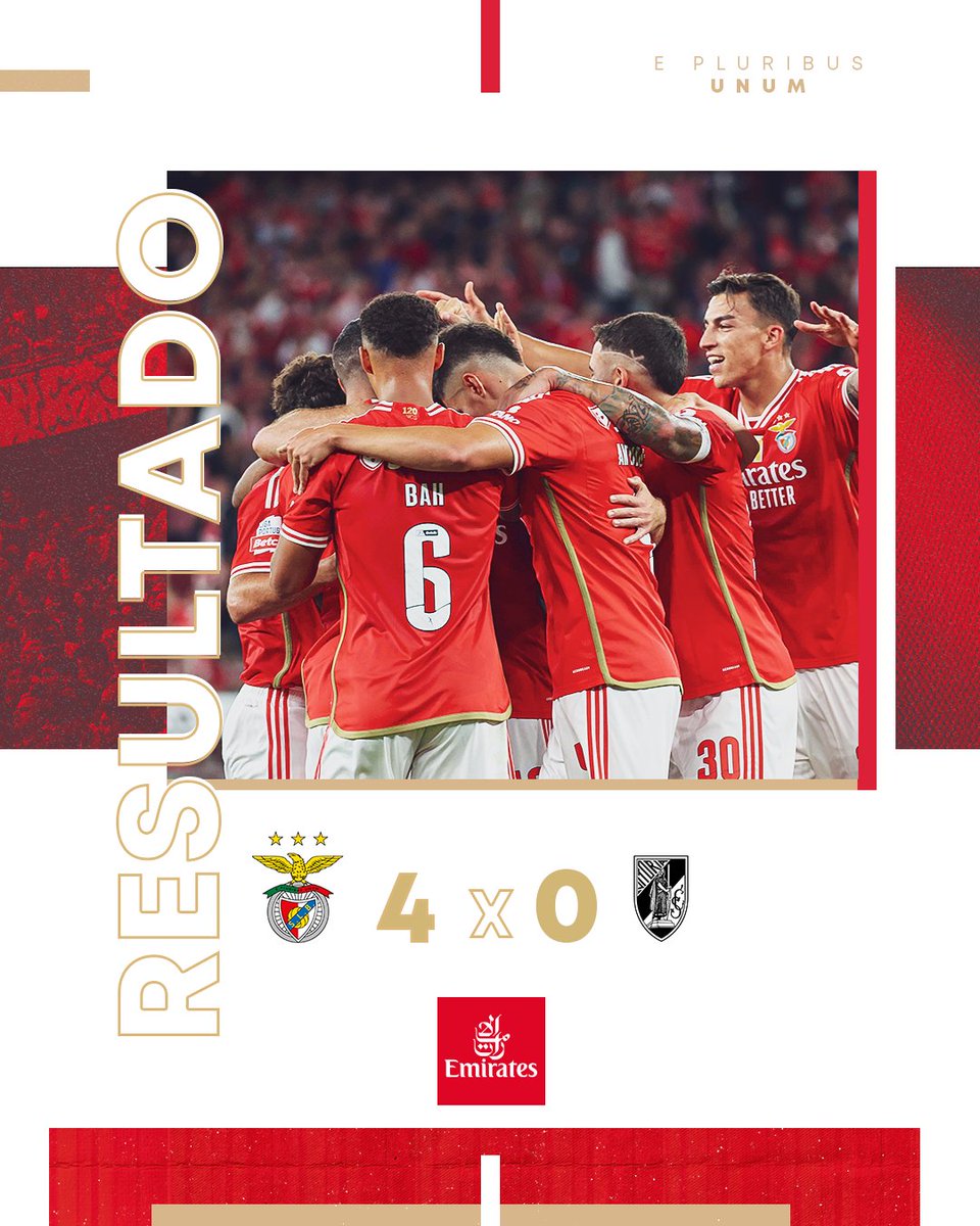 ⏹️ Vitória em 𝐜𝐚𝐬𝐚!

#SLBVSC • #LigaPortugal • #Emirates