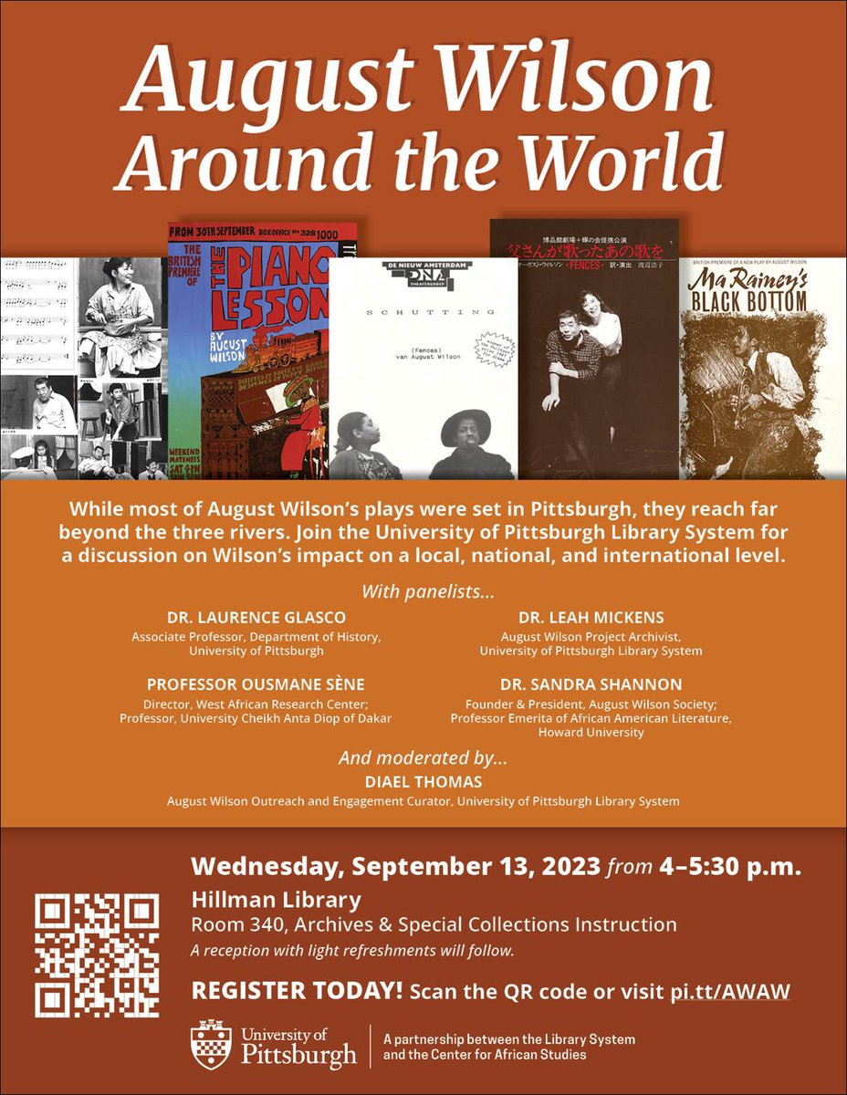 Join AWS President and Wilson scholar Dr. Sandra Shannon for this unique around-the-world exchange.