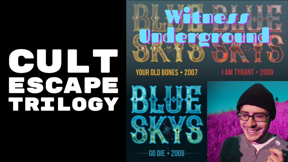 WitnessFilms's tweet photo. Blue Skys 3-Album Exit Trilogy - Valentine Riedman - Witness Underground Podcast #27

https://t.co/CJqLv7xGTf

Watch our latest episode!
Check out his three new albums!  
#Cult #ExJW #igotout 
#XJWComingOut #WitnessUnderground https://t.co/rQVrg9ZcWC