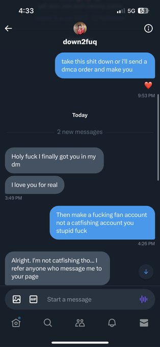 This kinda of behavior is why women are scared of ALL MEN. Fucking psychotic lmao get a life. https://t