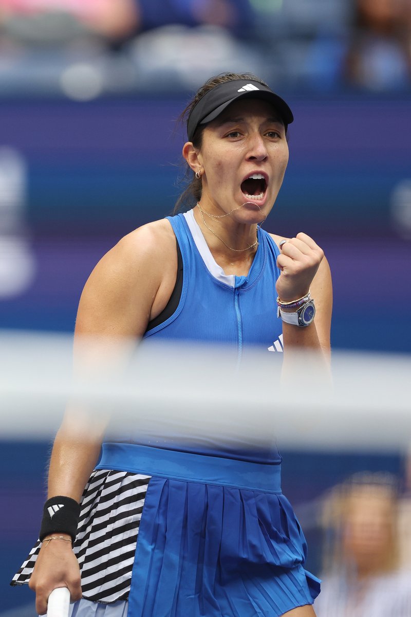 Big win on the big stage 😤

No.3 seed <a href="/JPegula/">Jessie Pegula</a> outlasts Svitolina for a place in the last 16!

#USOpen