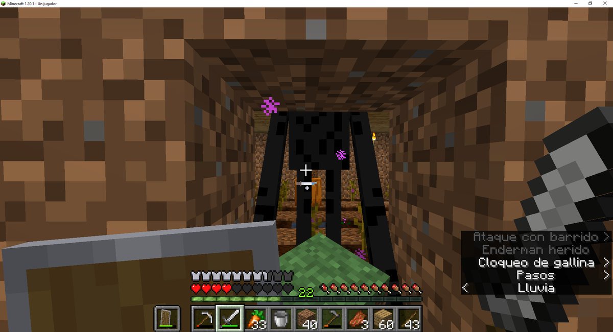 BTJoe1995's tweet photo. Le dije que se fuera amablemente pero ahora me está atacando solo por invitarle una zanahoria, que maleducado...
#minecraft https://t.co/hR2iU5WpKB