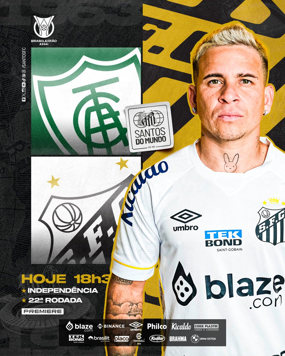 SantosFC's tweet photo. DIA DE SANTOS! ⚡️ https://t.co/KNnA28mIo4