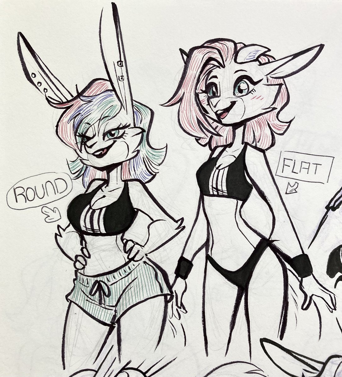 I felt like participating in this trend.
Just a quick sketch during a doodling session.