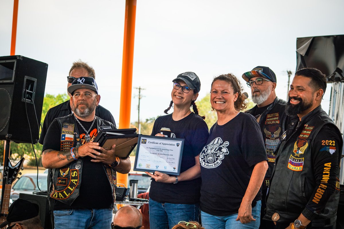 AEHD_KickAss's tweet photo. Congratulations To The Winners Of The 2023 Hogs 4 Paws Poker Run!! 🏍️ 🐶 ♣️ Thank you LAMA Dallas, Hogs 4 Paws, and Rescue Row for making it all happen!!

#Hogs4Paws #RescueRow #LamaDallas #PokerRun #aeharley #harleydavidson https://t.co/mnLM3qxgmr