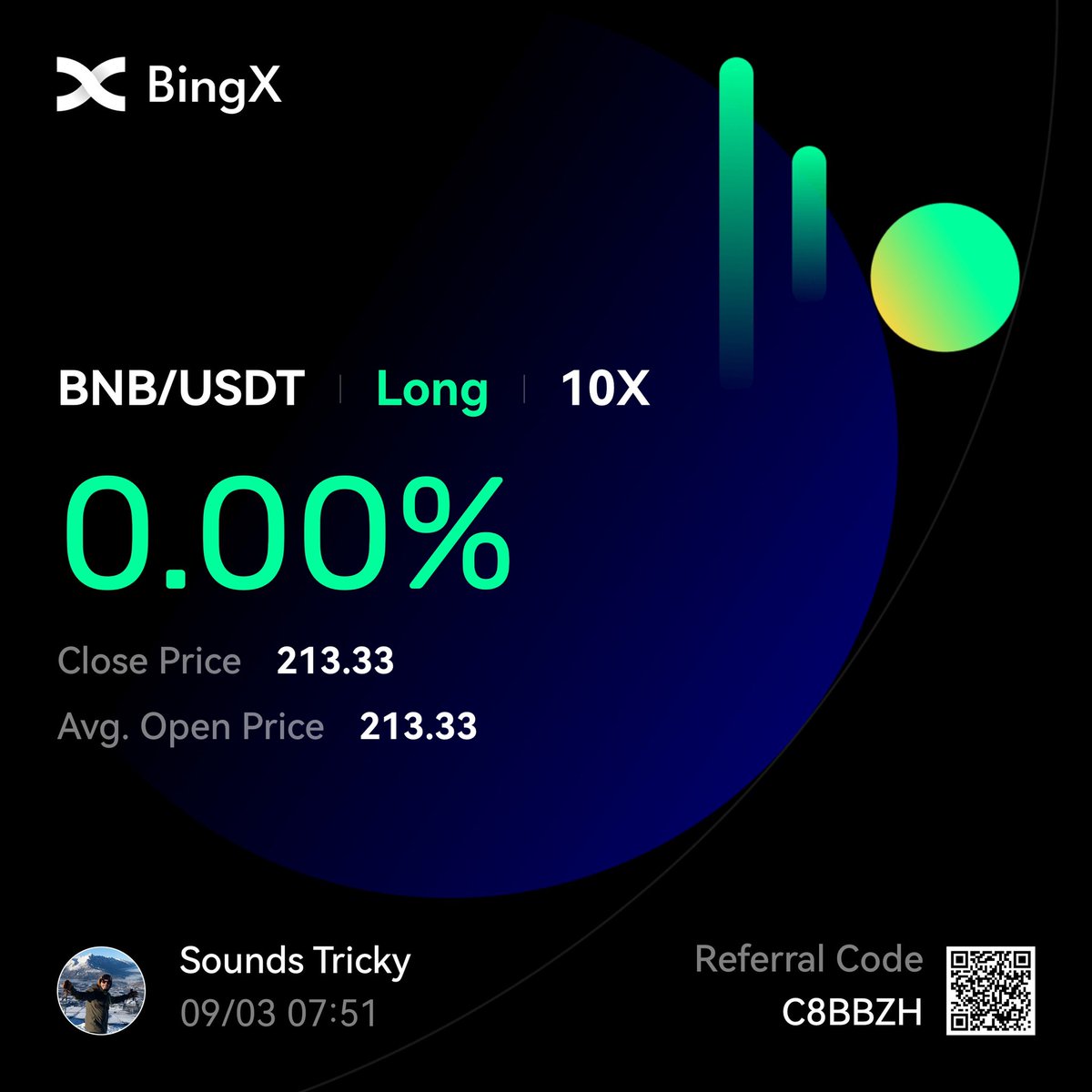 SoundsTricky's tweet photo. Lets keep this shit real and keep twitter honest. Every trade every day! No bs! #realtrades $dot $bnb https://t.co/uHdrYLOOWa
