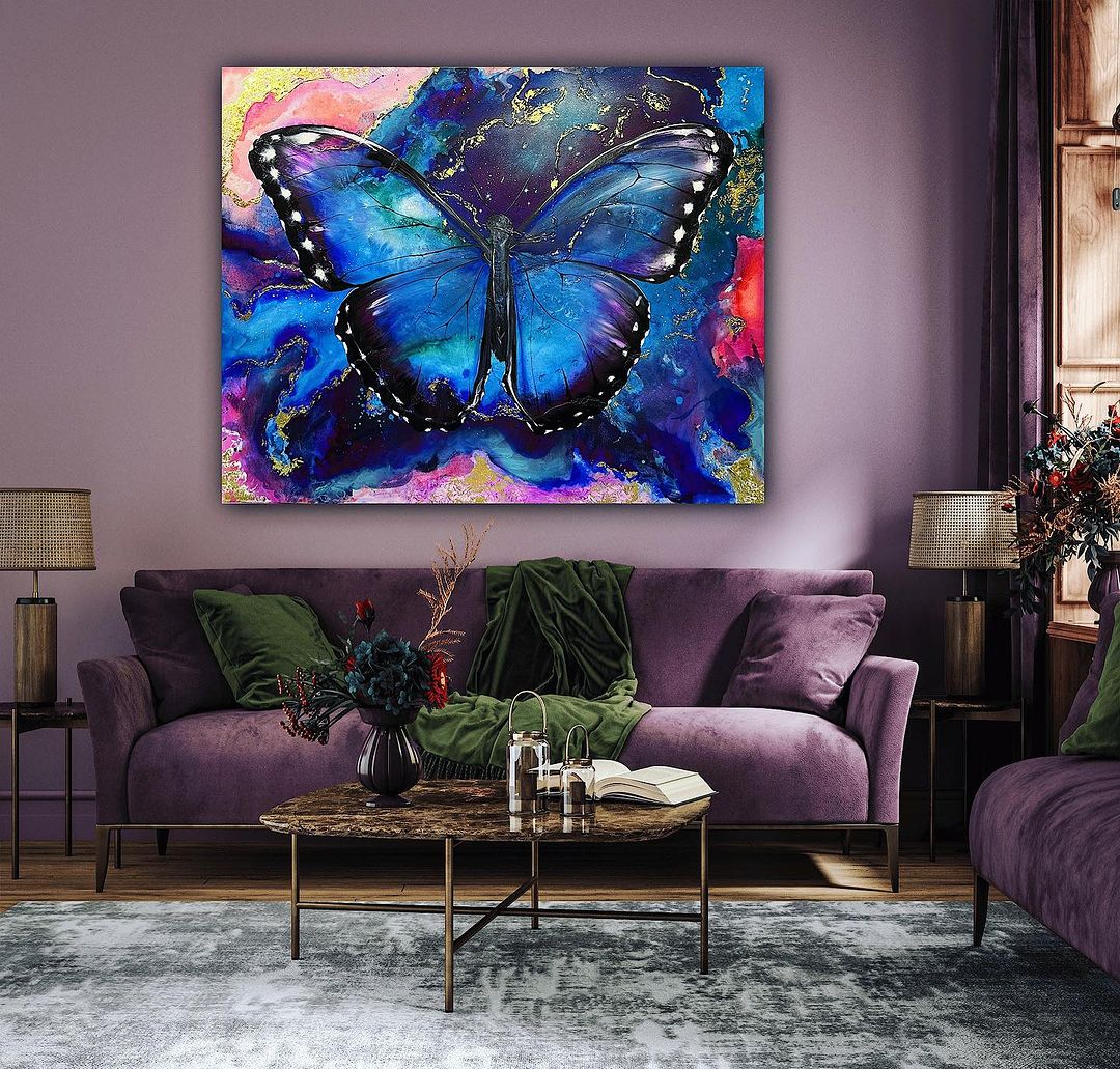 WallPictureApp's tweet photo. 🎨🦋 Explore the mesmerizing world of art with this beautiful masterpiece featuring a magnificent large butterfly! 🌟 Sharing this breathtaking artwork as part of our mission to support talented artists and help them sell their incredible creations.
🎨Artwork: @muralsbywhitney https://t.co/Q6lpKu8SJW
