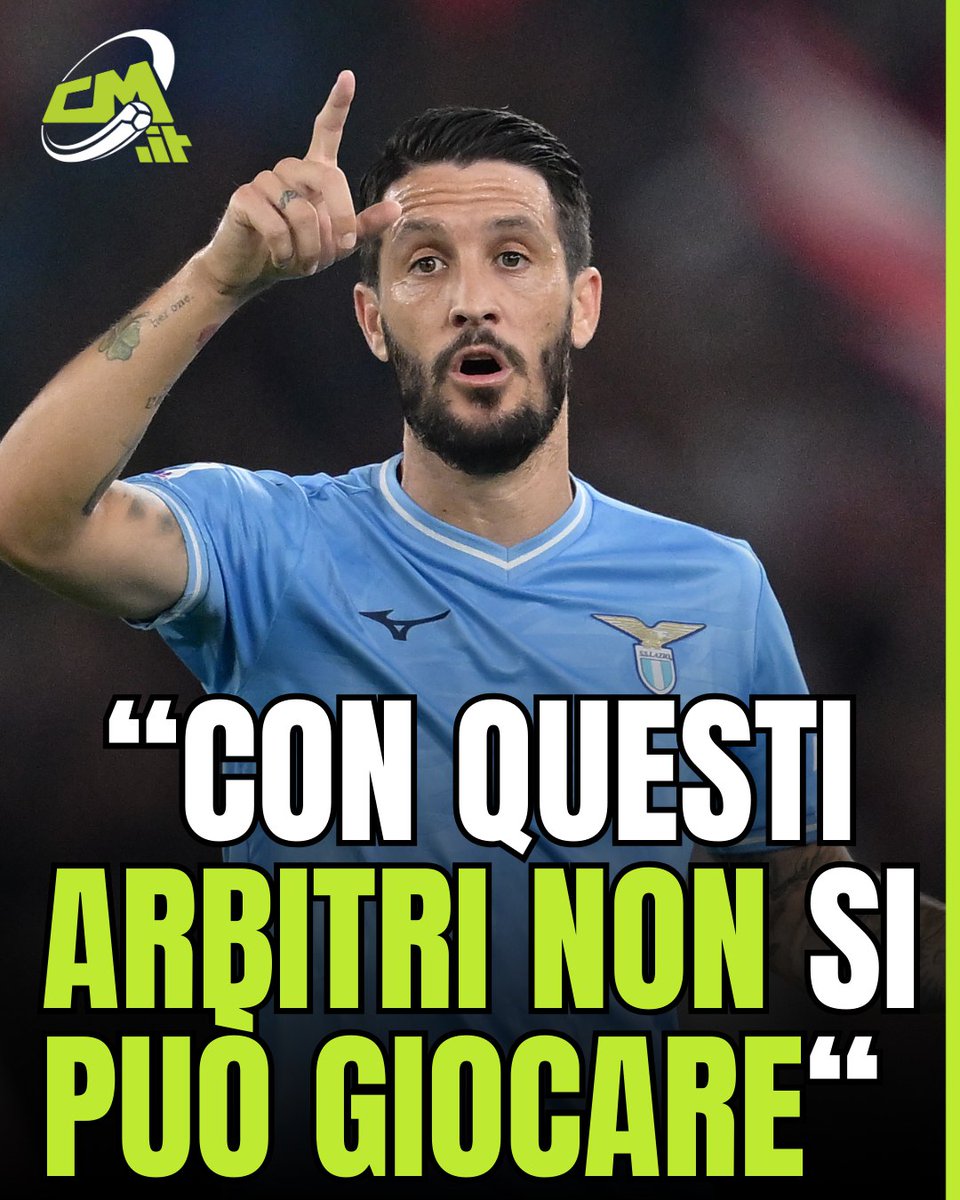 calciomercatoit's tweet photo. 🎙️🎙️ #LuisAlberto non le manda a dire dopo #NapoliLazio
Duro attacco agli arbitri, siete d'accordo con lui ❓ https://t.co/n2oh4ssmga