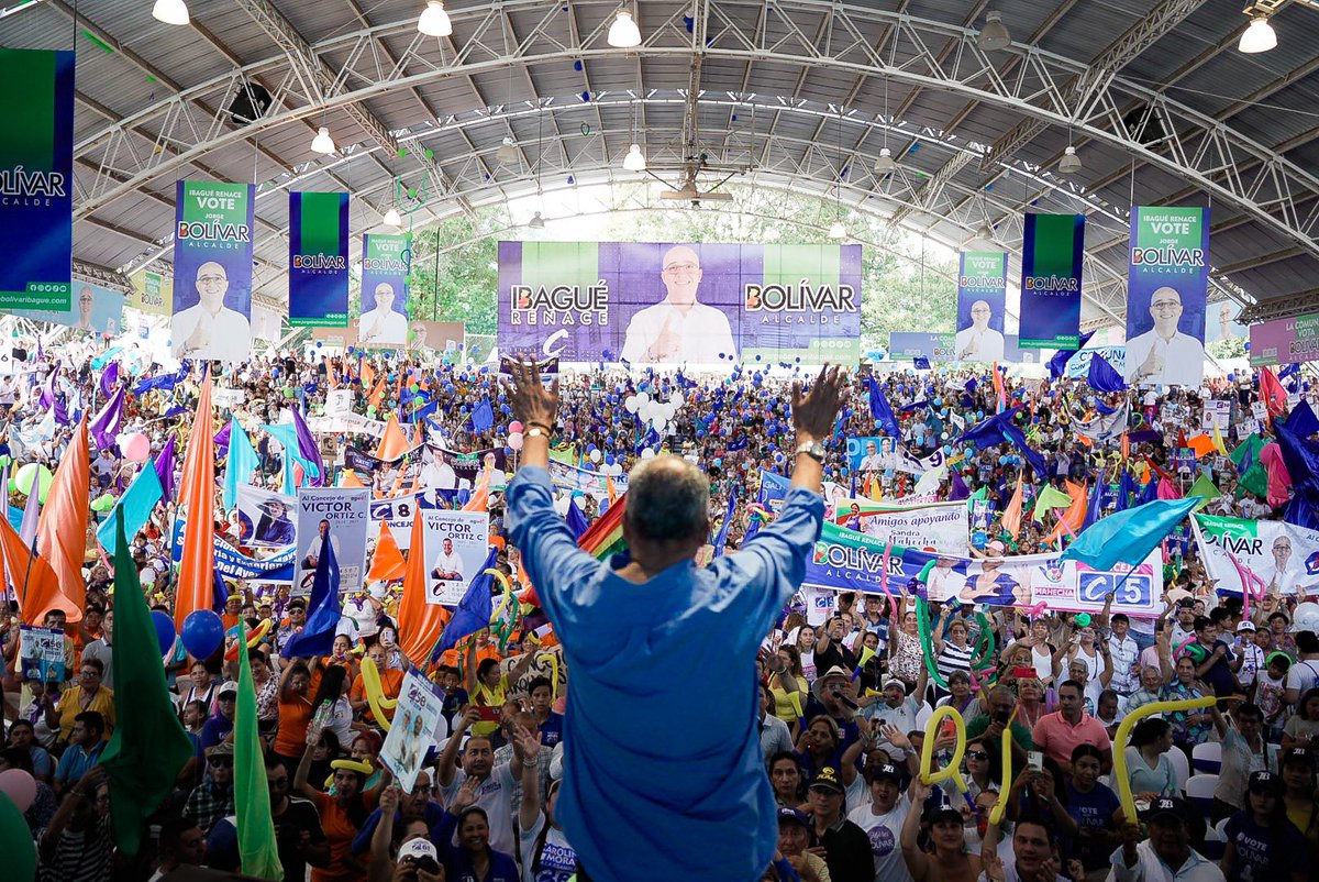 ¡Más de 12 mil ibaguereños en un solo sentir y clamor! 
Ver a <a href="/AdrianaMatizTol/">Adriana Magali Matiz 🇨🇴</a> como su gobernadora y a <a href="/JORGE_BOLIVAR/">Jorge Bolívar</a> 
como su alcalde. <a href="/soyconservador/">Partido Conservador</a>