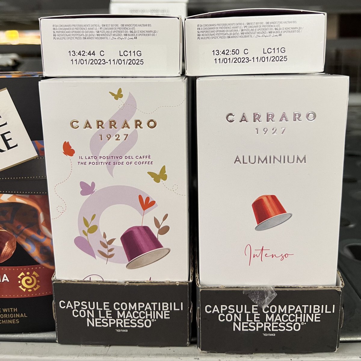 I'm also 👀 studying the habitat of packaging. It's important to know the challenges your design might face in real life. People might place the box the wrong way on the shelf or important information could get covered by a price tag holder. 

Gotta know your enemies up close 😎