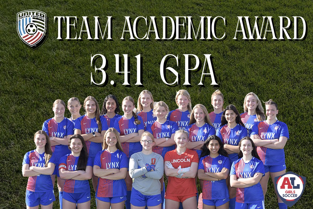 The 2023 AL Girls Soccer team worked hard on the field and in the classroom! They exemplified the term student-athlete and were recognized by <a href="/UnitedCoaches/">United Soccer Coaches</a> for their efforts with the Team Academic Award! Congrats players!!!
#WPTSRC #BTH🔥