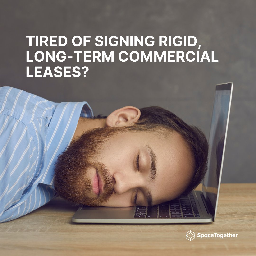 SpaceTogetherCO's tweet photo. Tired of being locked into rigid commercial leases that don't fit your business's needs? Discover how SpaceTogether's flexible short-term lease options can set you free!

https://t.co/Ib80D1jCYY

#CommercialRealEstate #ForRent #BizTips #BusinessDoneBetter #Business #Innovation https://t.co/hCFfusotIj