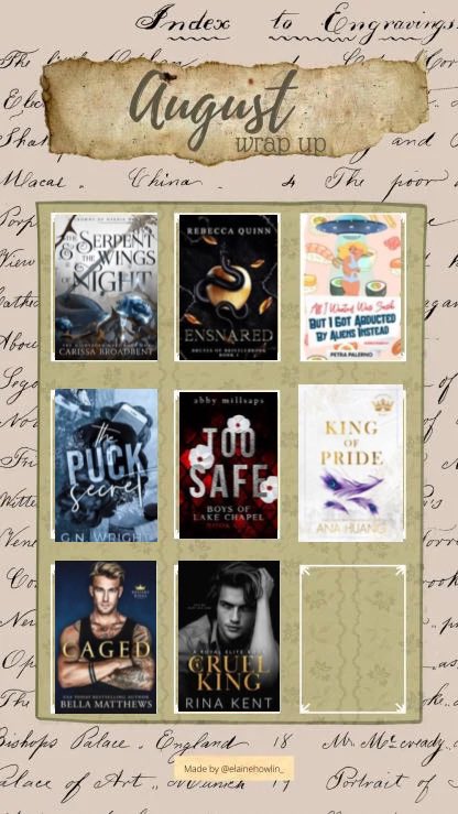 loweflows's tweet photo. 8 books I finished in August. Hope everyone else had a productive reading month! ❤️ https://t.co/DOA24BOP8o