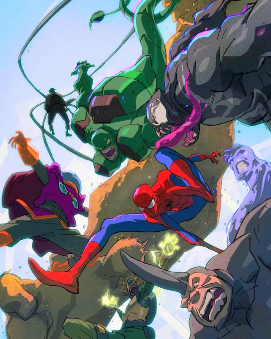 Trouble -#Spidermananimated #spiderman #sinister7 #droctopus 