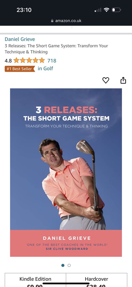 dangrieve's tweet image. 3 Releases - 1 Year Anniversary!

I wrote this book to kill time during Lockdown! Had no expectations on sales whatsoever. 

Would never have believed it would sit at Number-1 in the Golf Chart for 12 months! 

Thanks for all the amazing feedback and I’m so pleased to be helping