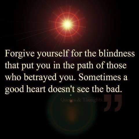 #ForgiveYourself #GoodHeartsDontSeeBad