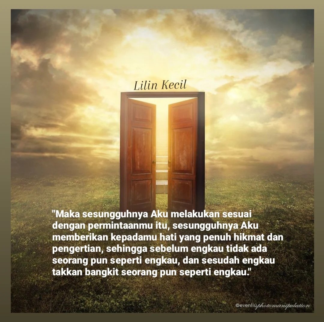Lilinke26203206's tweet photo. @Lilinke26203206 
BIJAKSANA tidak tergantung pada lamanya kita hidup, tapi UPAYA KITA MEMAHAMI KEHIDUPAN.. 

HIKMAT ada dalam TUHAN. 
BERGAULAH intim dengan-Nya dan raih HIKMAT-NYA. 👌

Selamat Menikmati Kebersamaan di Hari Minggu ini Sahabats..
🌹🇮🇩🥰🇮🇩🌹 https://t.co/0uVgj9EQxV